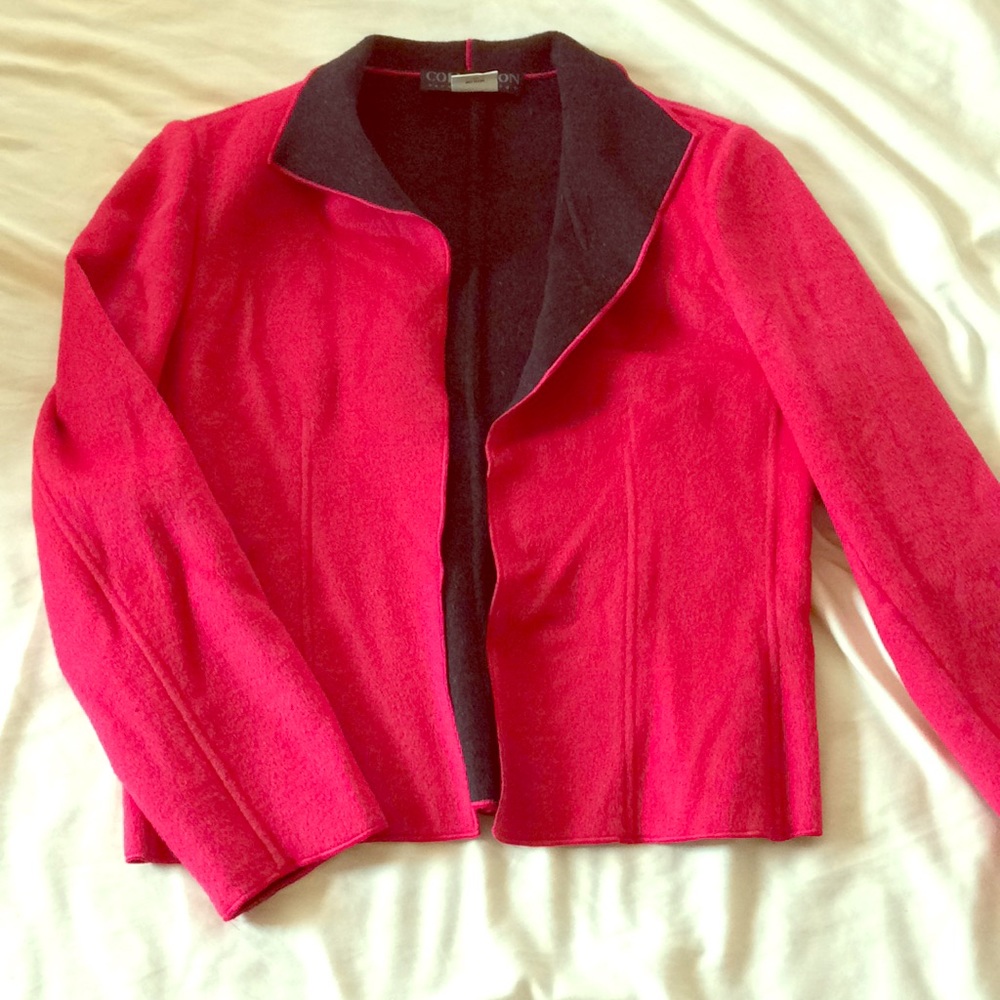Harvé Benard Vintage Pink wool jacket S/M